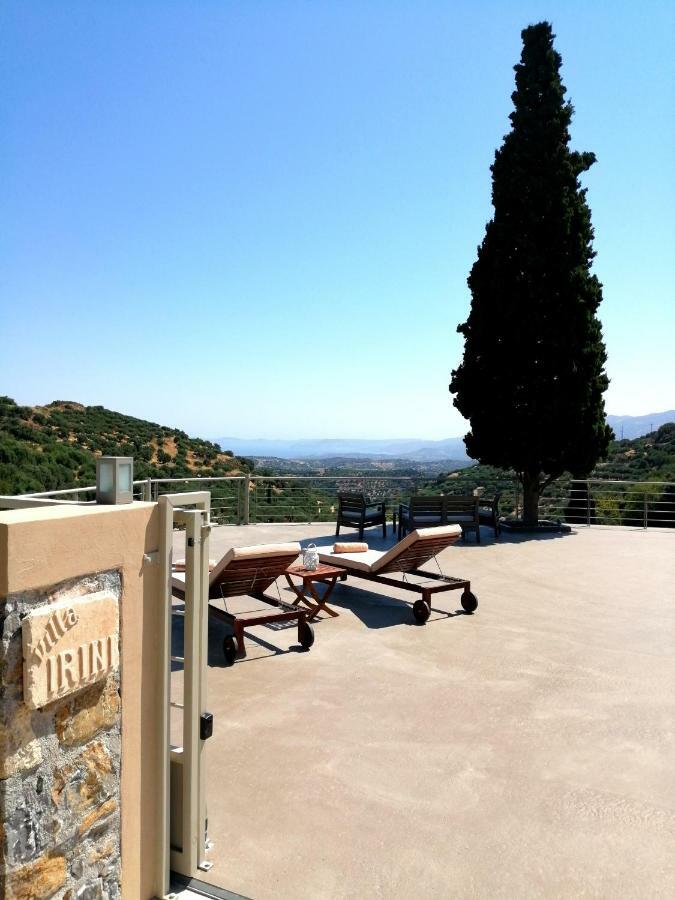 Villa Irini - Cretan Luxury Villa With Amazing View Paraspori  エクステリア 写真
